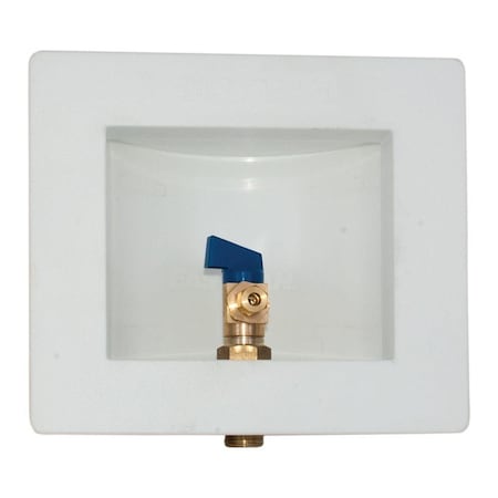 Thrifco Plumbing Sweat Pre-assembled Ice Maker Outlet Box, 1/2-Inch Sweat with I 4908054